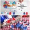 150 Pcs 4th of July Tiny Ducks Patriotic Mini Resin Duck Figures Bulk for Independence Day Party Toys